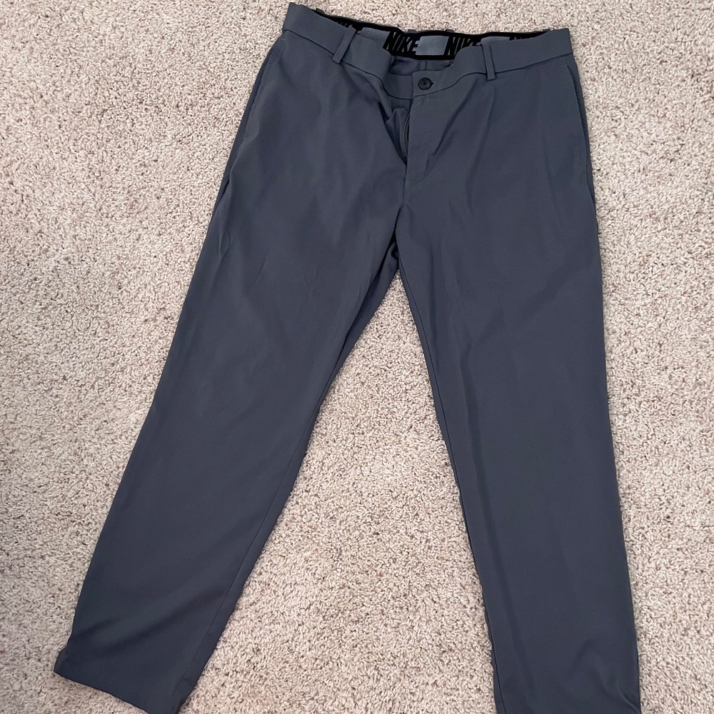 Nike Grey Dri-FIT Golf Pants - Standard Fit - 38x32